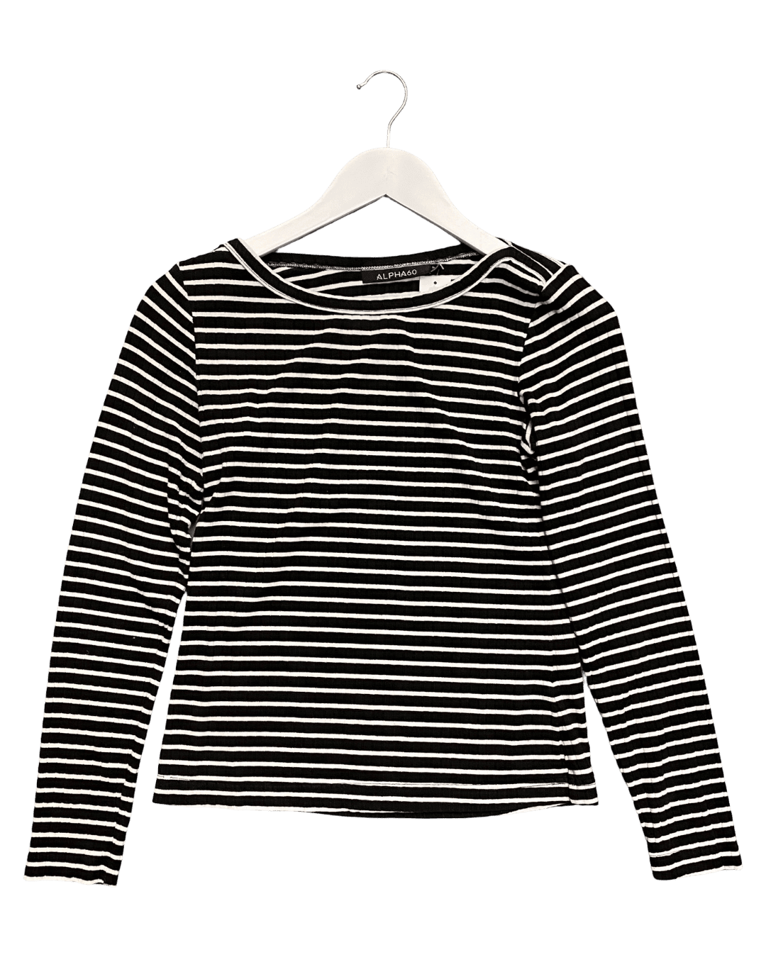 Size XS | Alpha60 Ribbed Striped Top