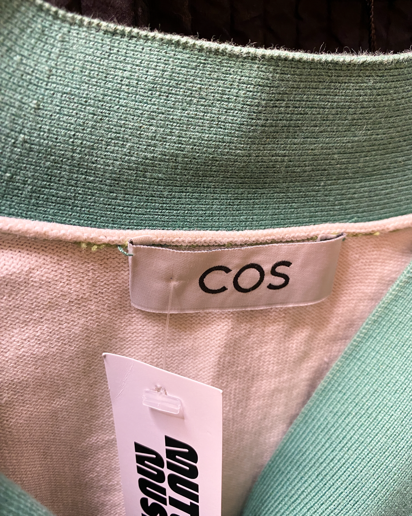 Size XS | COS Cotton Knit Raglan Cardigan