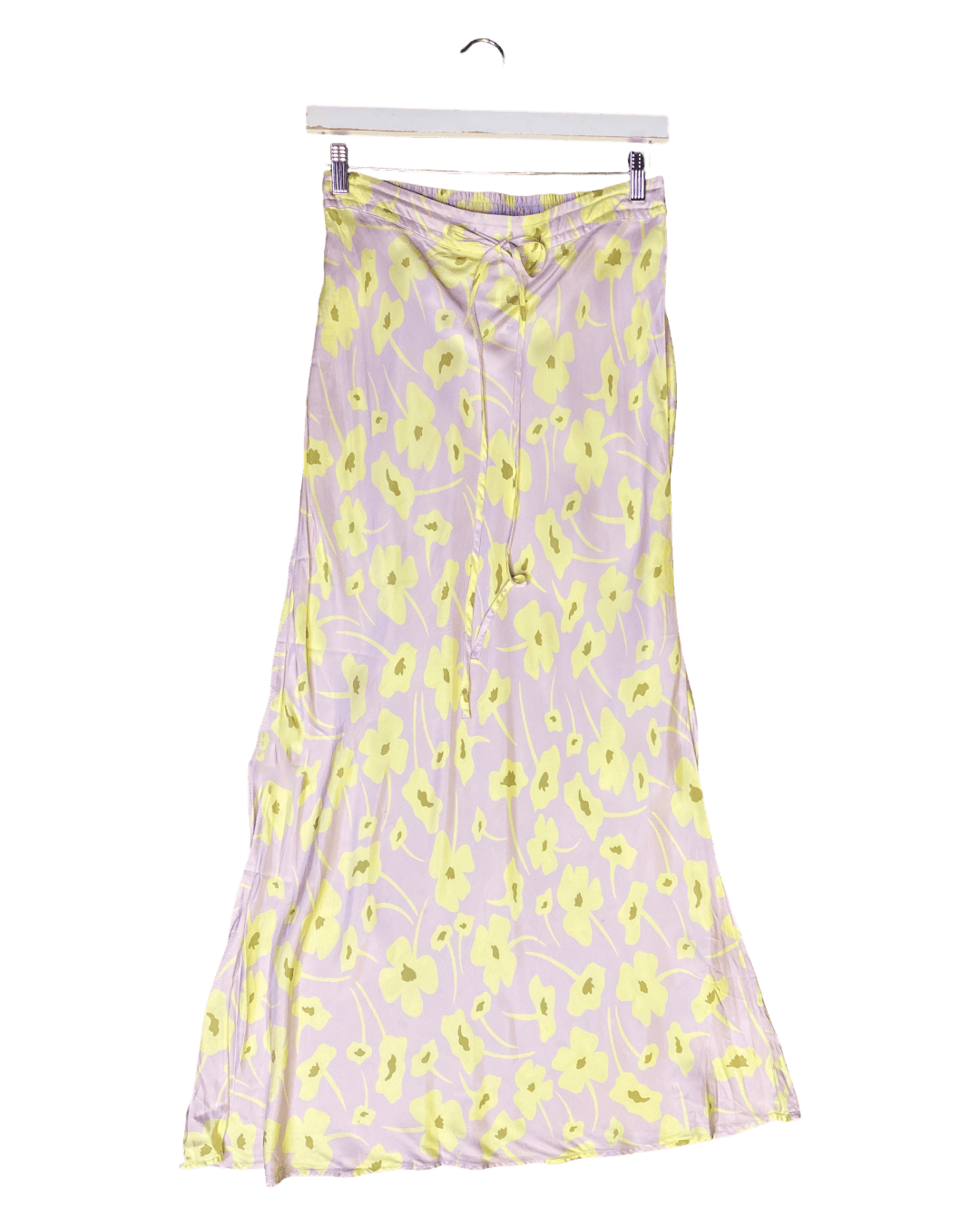 Size 2 (M) | Lee Matthews Bias Floral Satin Midi Skirt