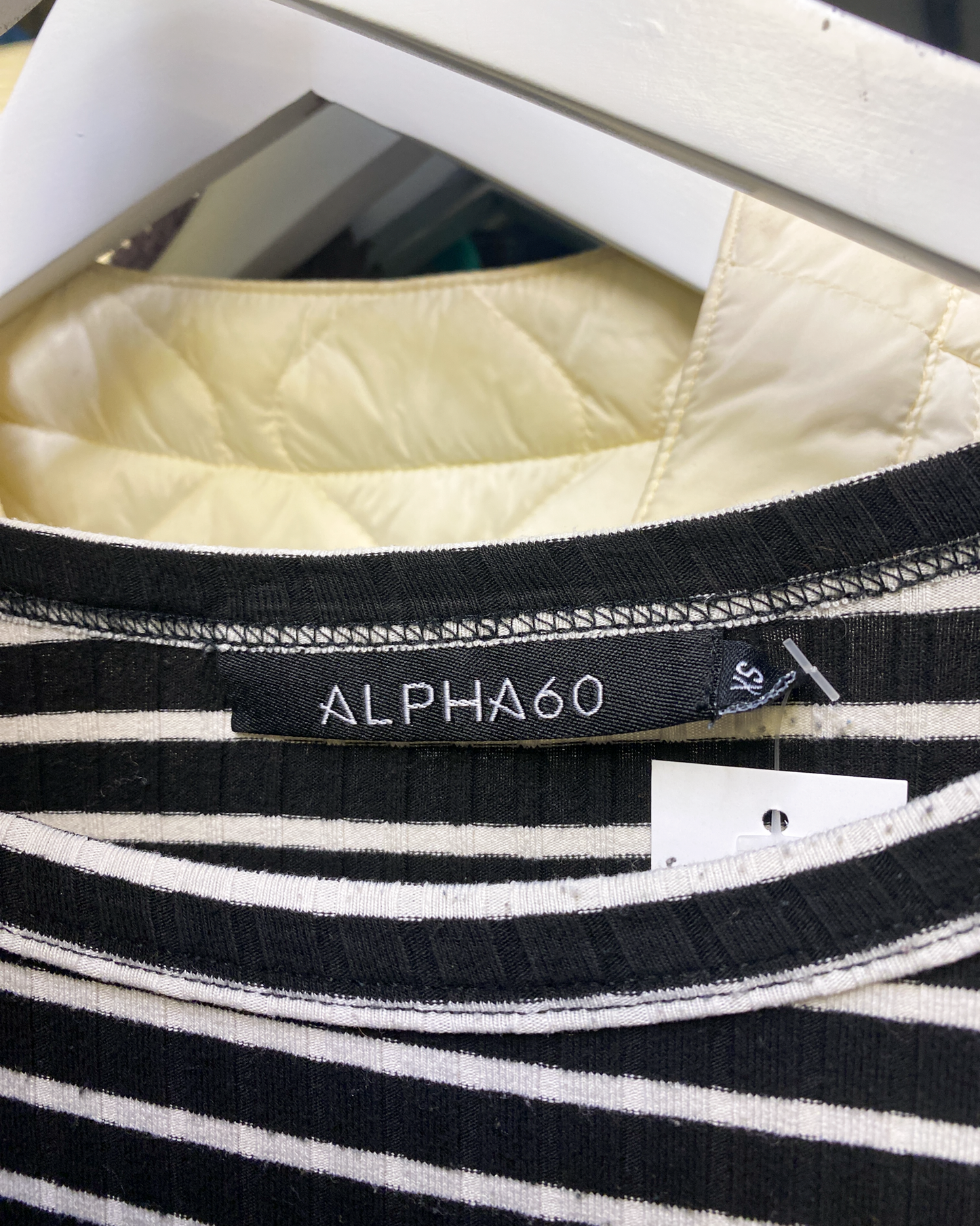 Size XS | Alpha60 Ribbed Striped Top