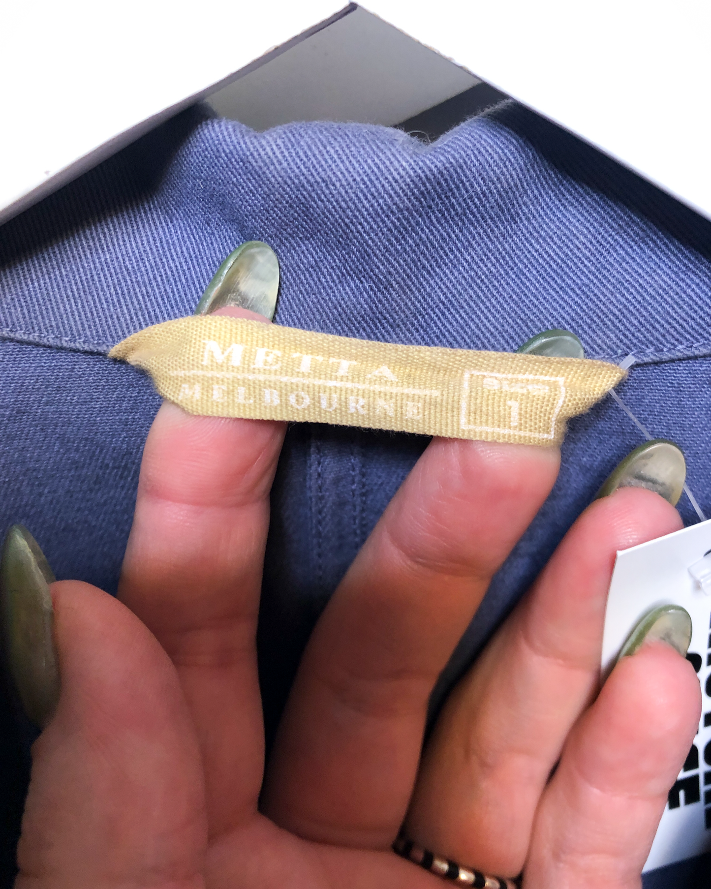 Size 1 (S) | Metta Melbourne Cotton Twill Jacket