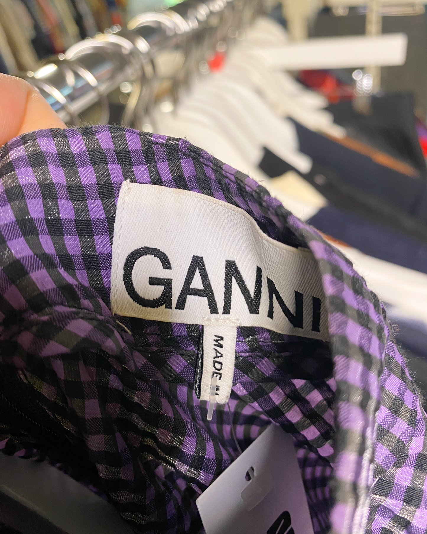 Size 34 (6) | Ganni Seersucker Top