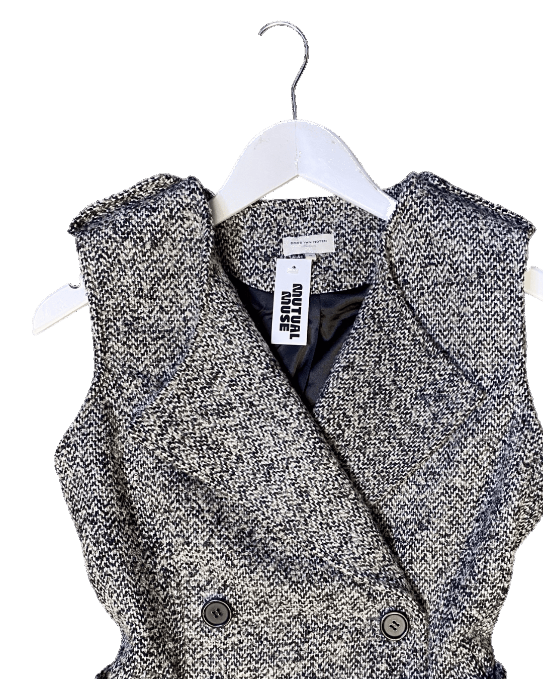 Size M | Dries Van Noten Tweed Mini Dress