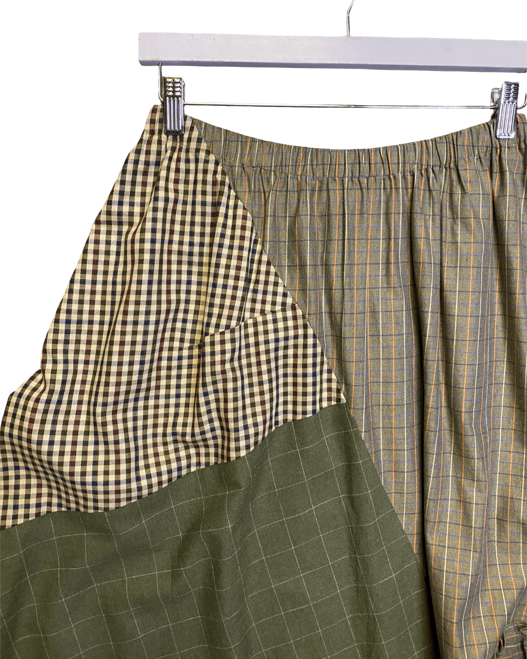 Size 1 (S) | Lee Mathews Patchwork Plaid Skirt