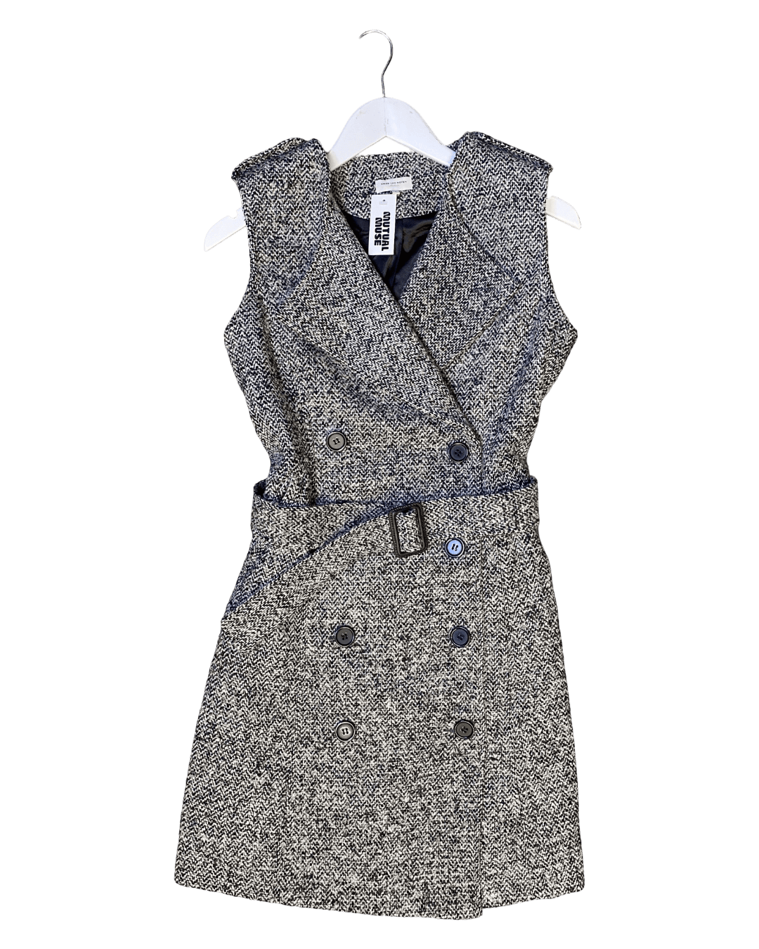 Size M | Dries Van Noten Tweed Mini Dress