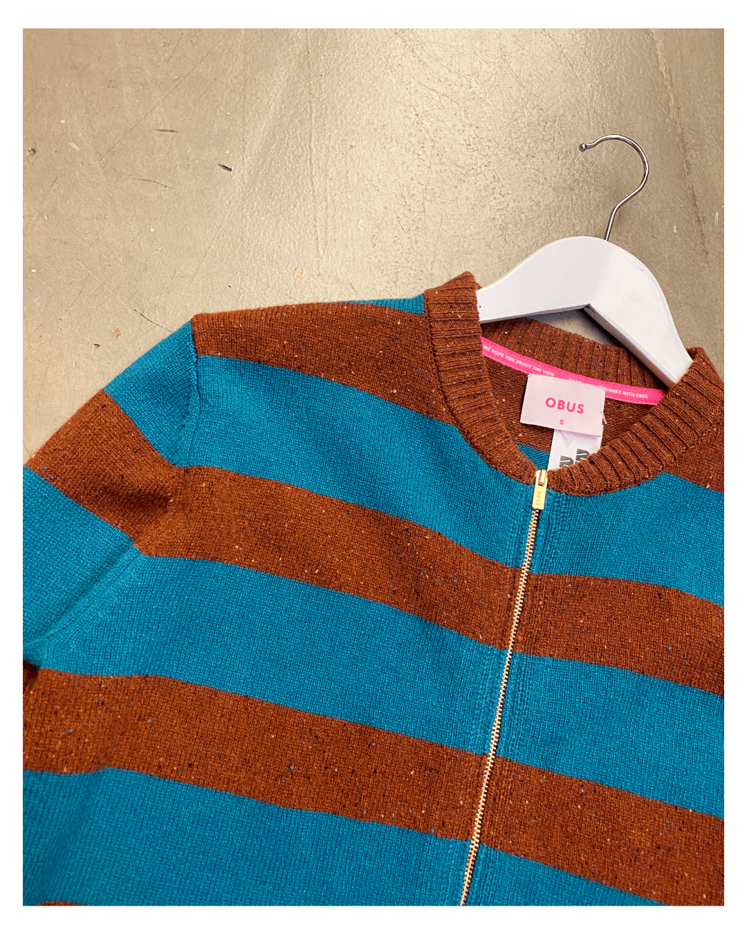 Size S | Obus Zip Wool Cardigan