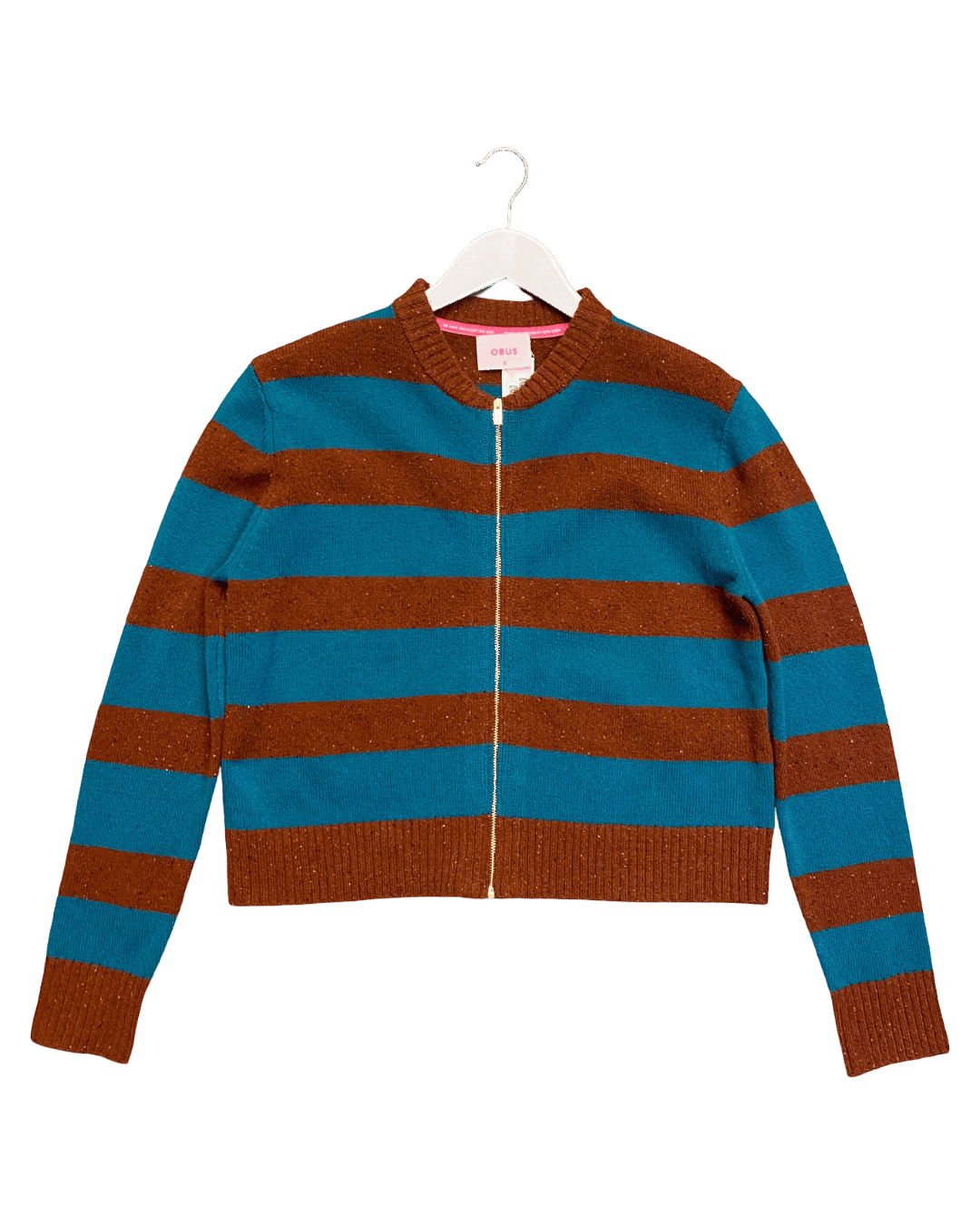 Size S | Obus Zip Wool Cardigan