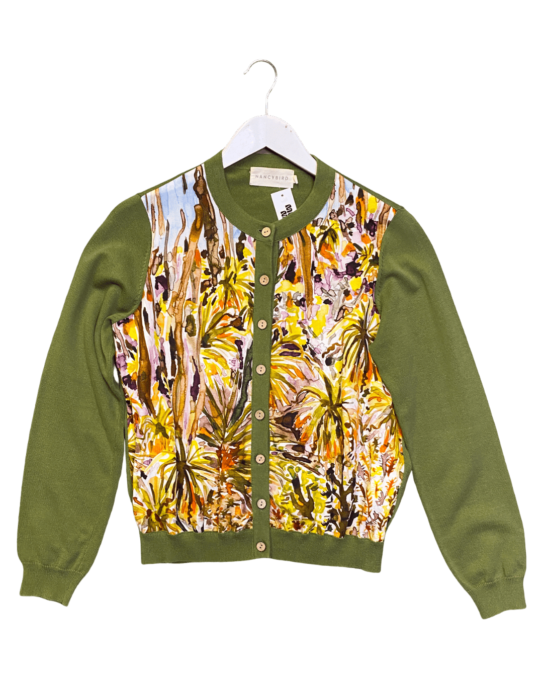 Size S | Nancybird Cotton + Print Cardigan
