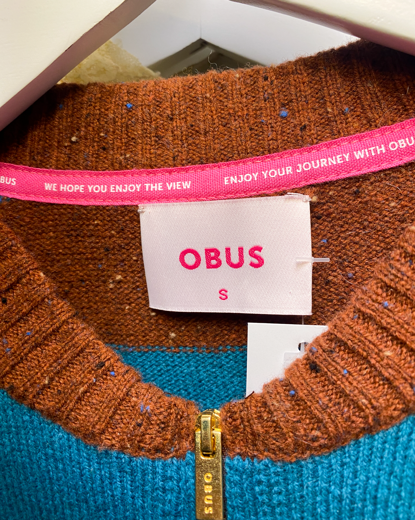 Size S | Obus Zip Wool Cardigan