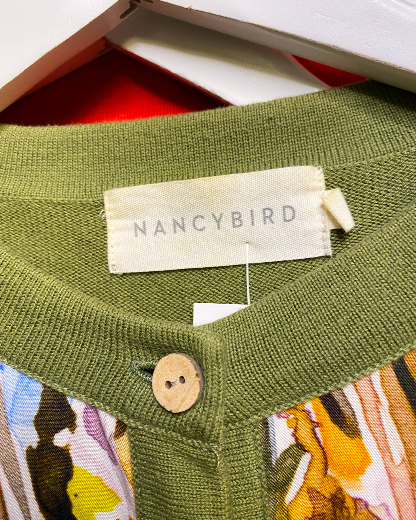 Size S | Nancybird Cotton + Print Cardigan