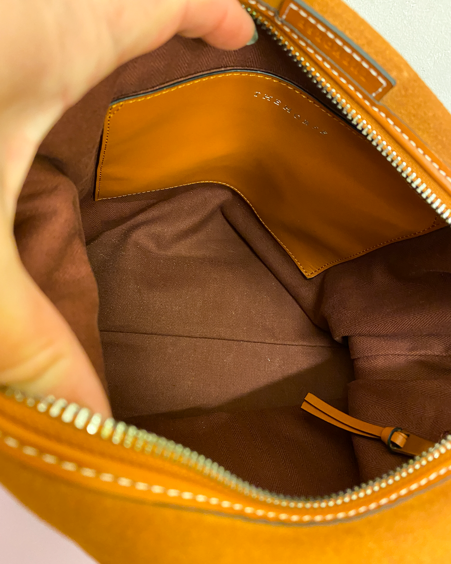 The Horse Collapsible Suede Bag