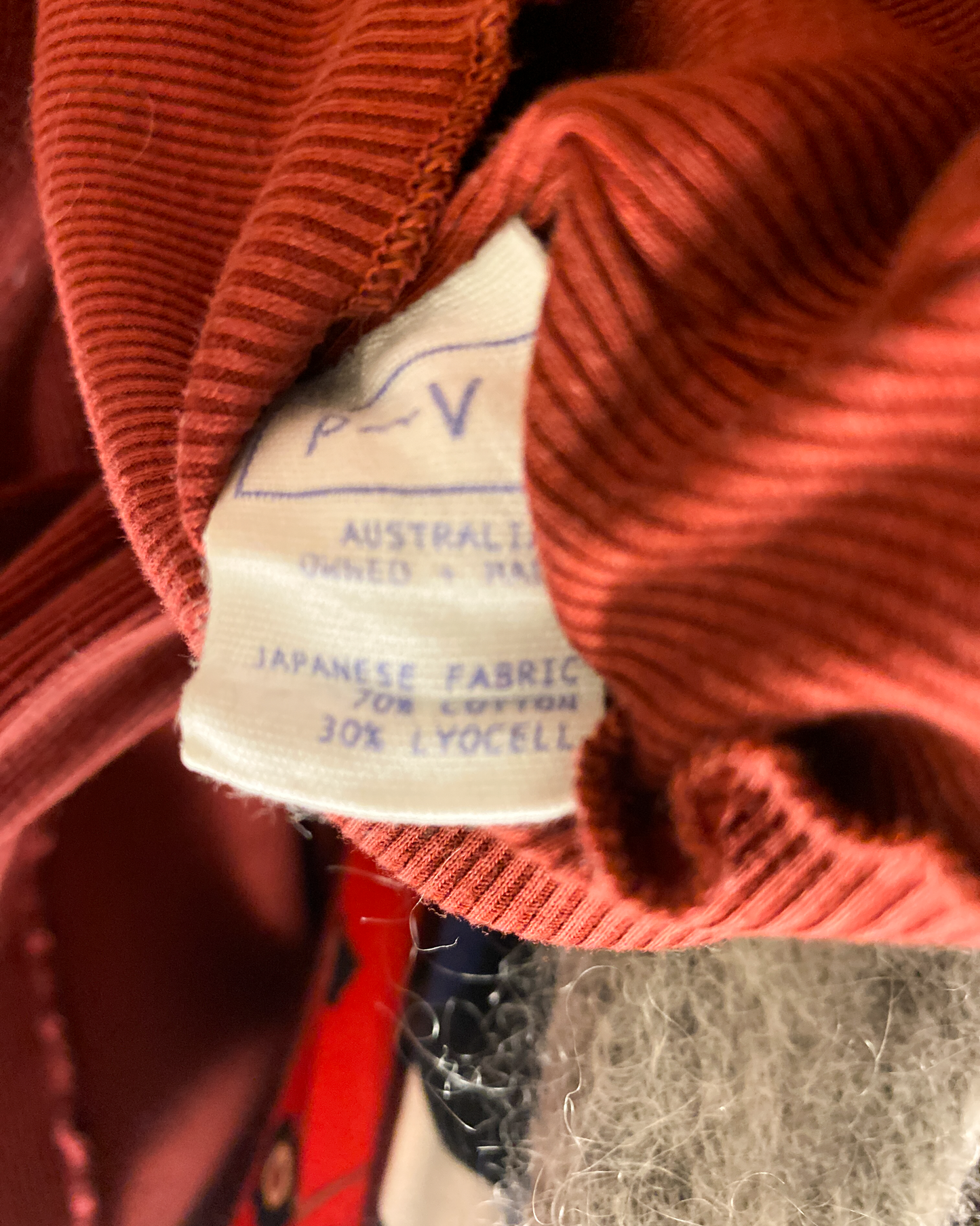 Size XS | Permanent Vacation Cotton/Lyocell Long Sleeve Top