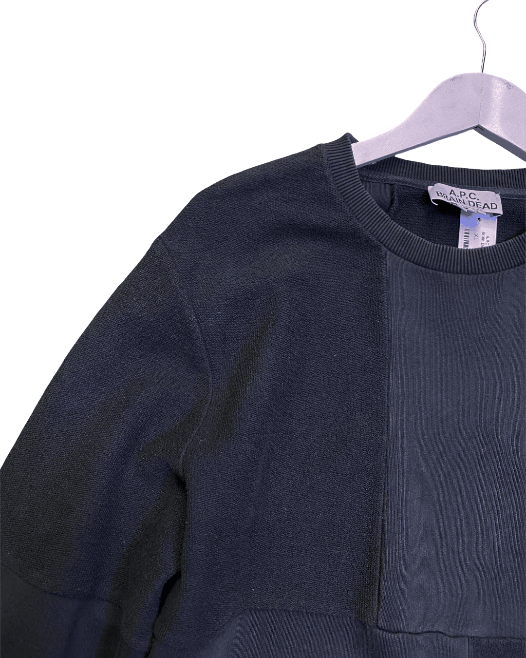 Size XL | A.P.C x Brain Dead Patchwork Sweatshirt