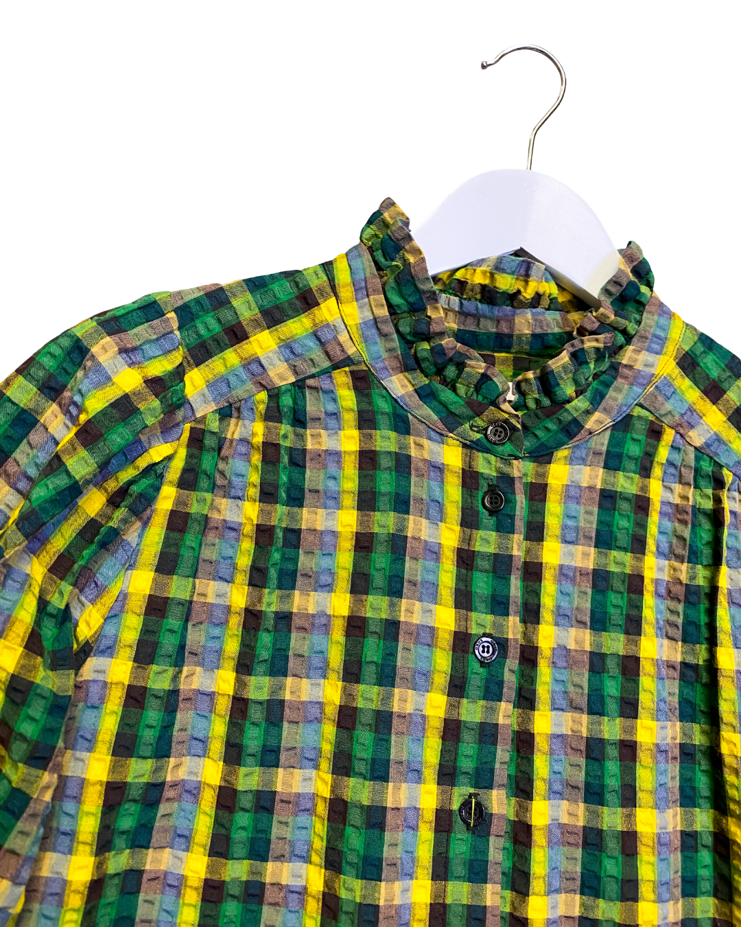 Size XXL | Obus Seersucker Check Shirt