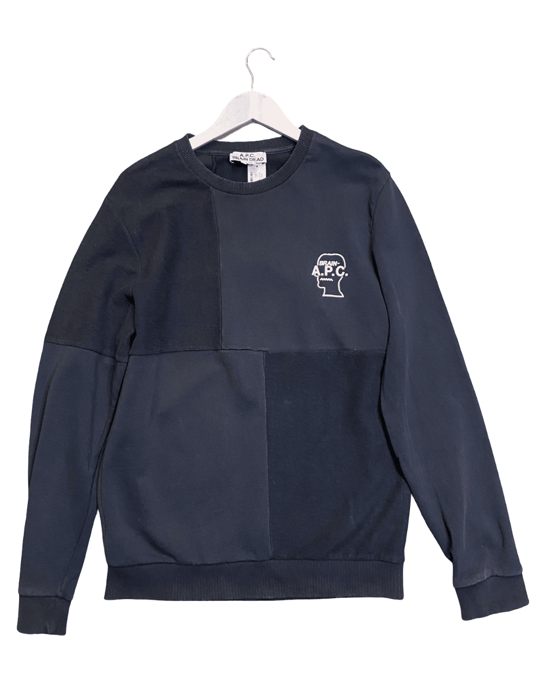 Size XL | A.P.C x Brain Dead Patchwork Sweatshirt