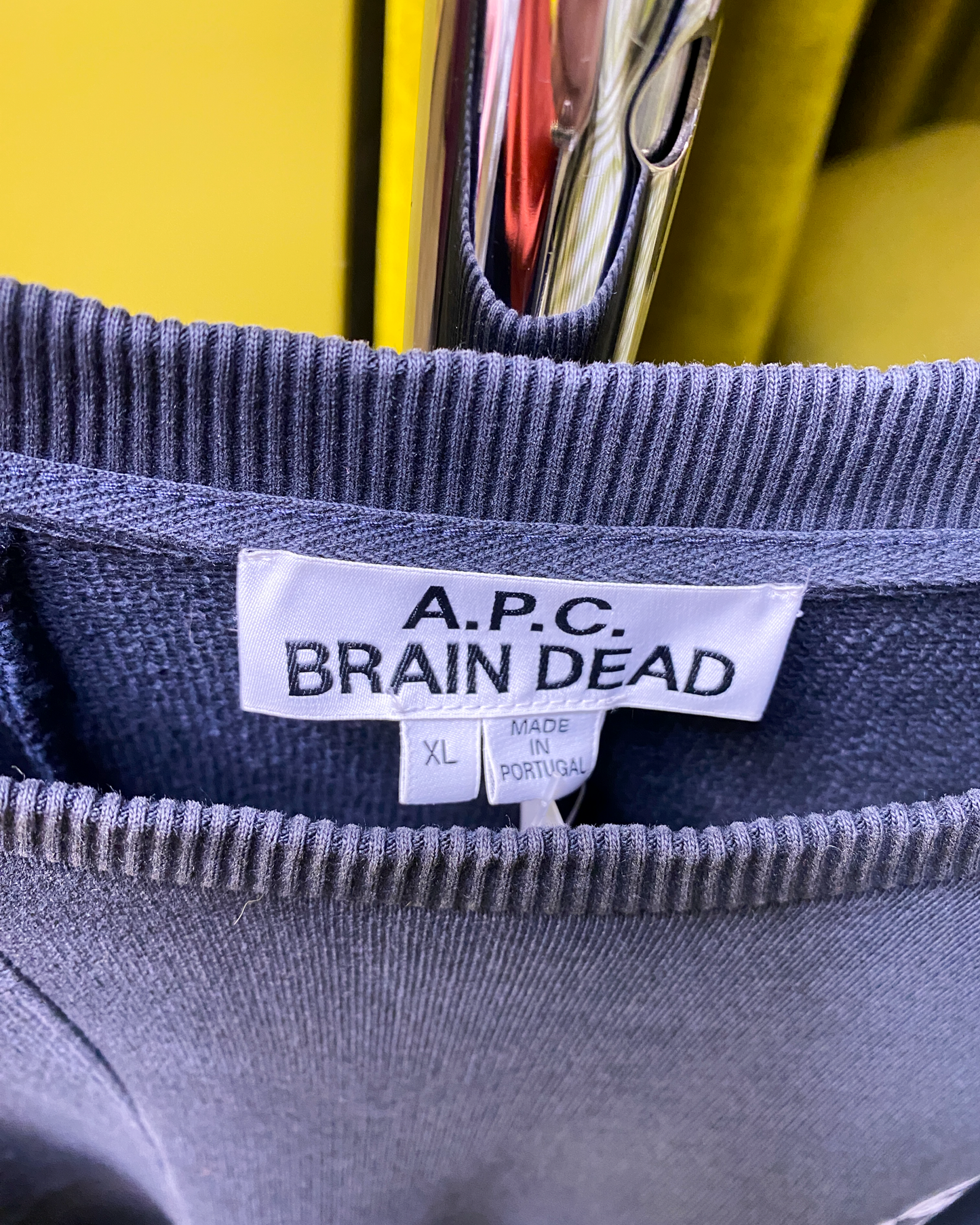 Size XL | A.P.C x Brain Dead Patchwork Sweatshirt
