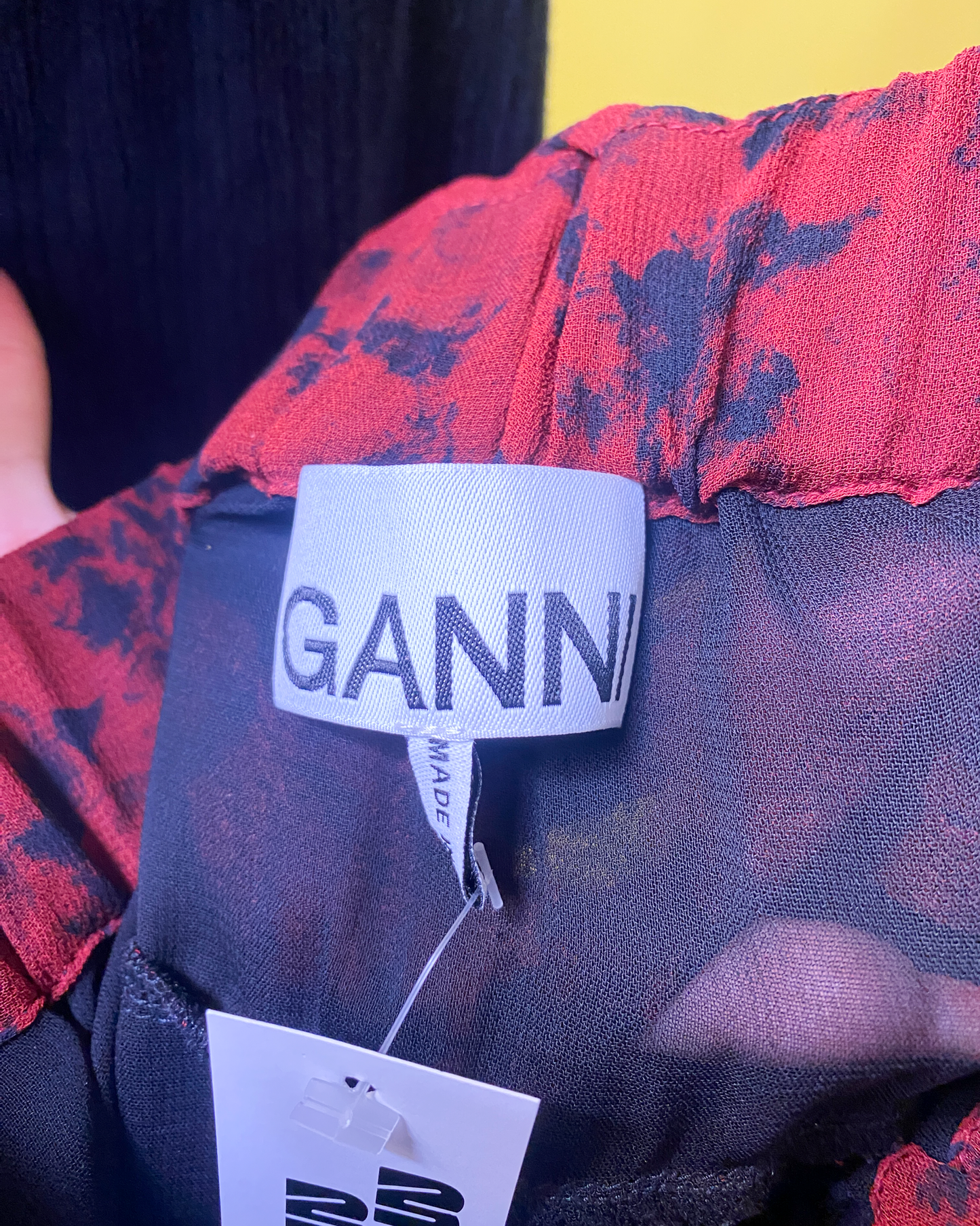 Size 42 (XL) | Ganni Ruffled Georgette Skirt