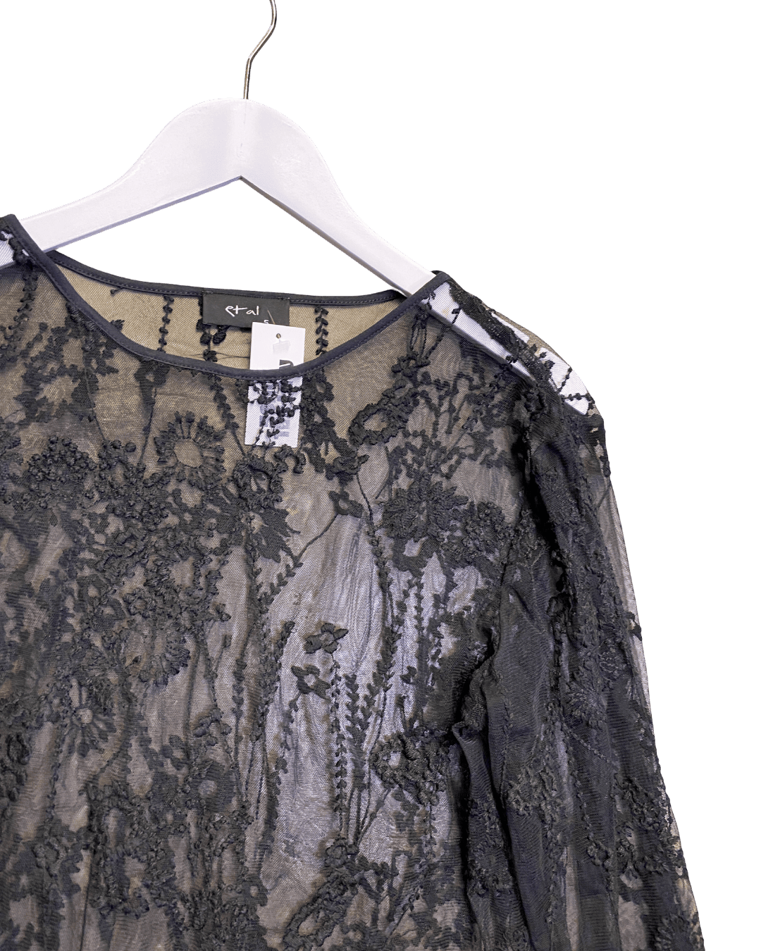 Size 5 (XXL) | Et Al Floral Mesh Top