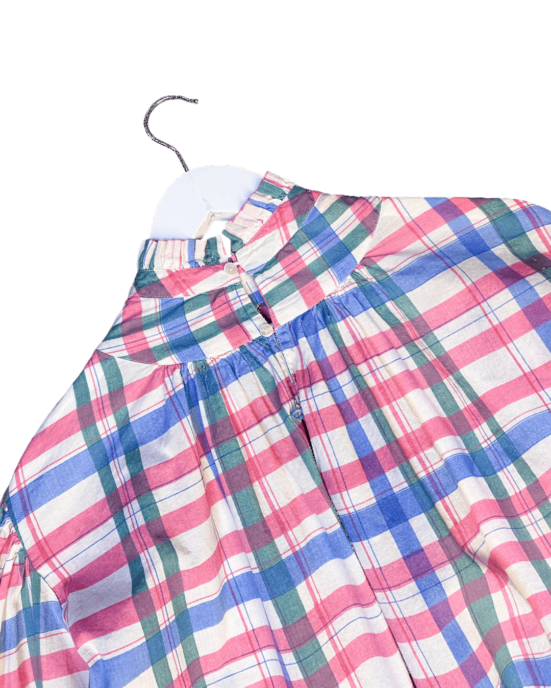 Size M | Little Tienda Plaid Cotton Shirt