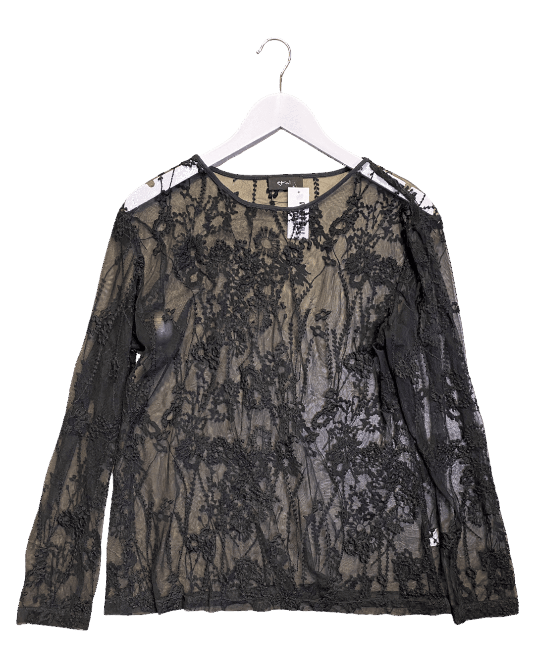 Size 5 (XXL) | Et Al Floral Mesh Top