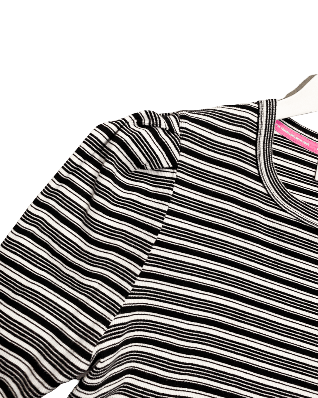 Size 3XL | Obus Striped Puff Sleeve T-shirt