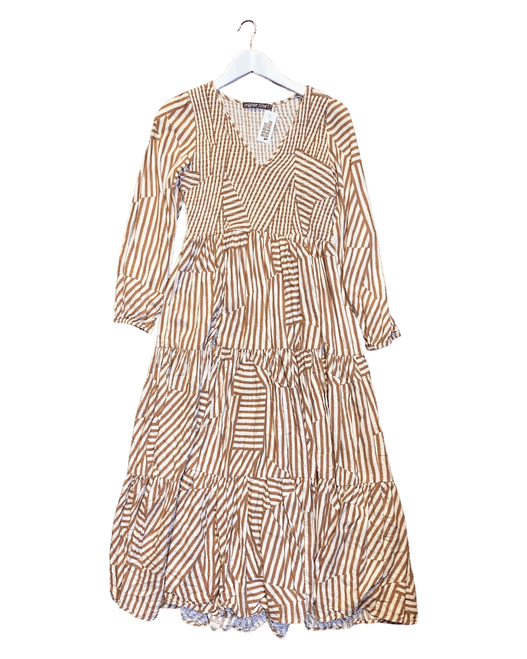 Size 10 | Mister Zimi Shirred Midi Dress