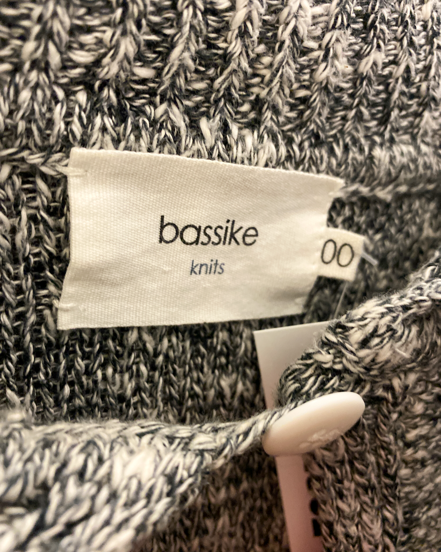 Size XS | Bassike Cotton/Linen/Silk Jumper