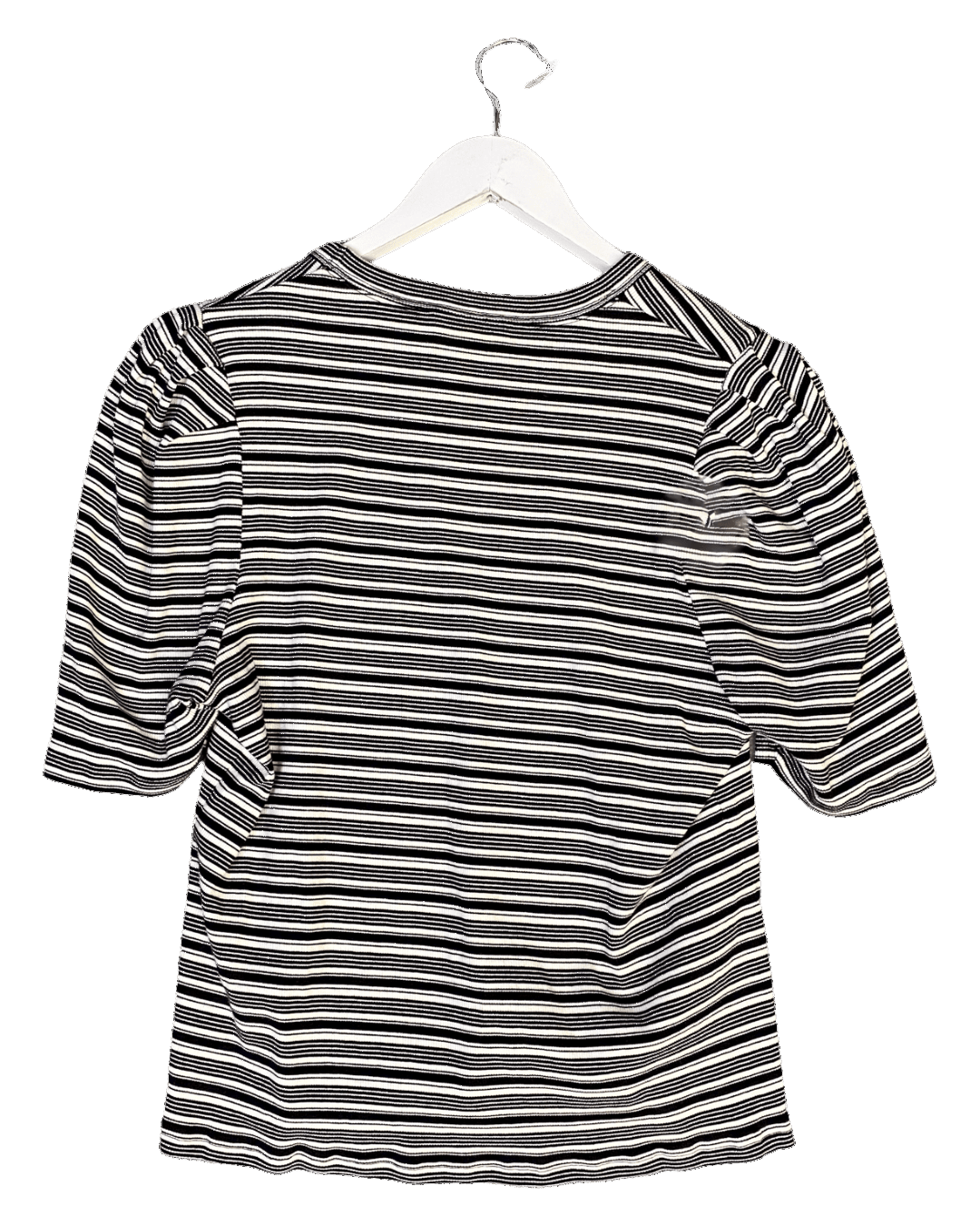 Size 3XL | Obus Striped Puff Sleeve T-shirt