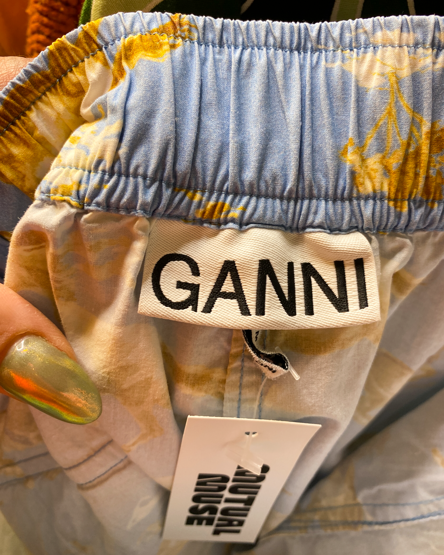 Size 44 (16) | Ganni Cotton Horse Shorts