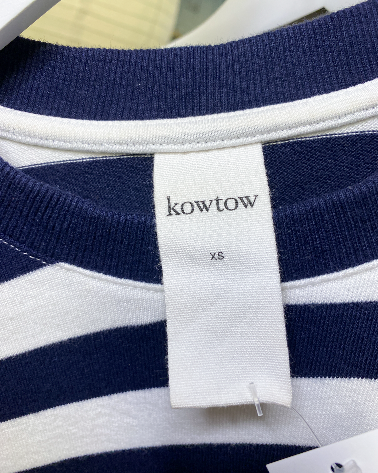 Size XS | Kowtow Organic Cotton Striped Top