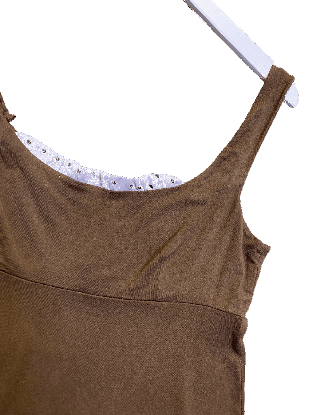 Size L | Cop Copine Sleeveless Ruffle Top