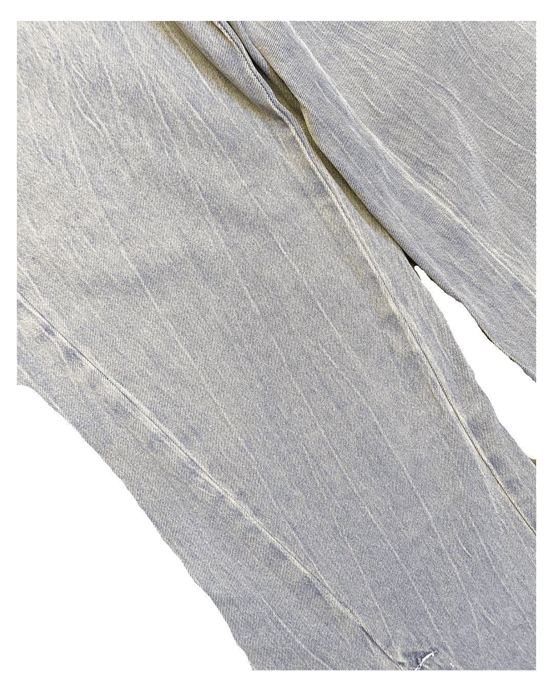 Size S | Alpha 60 Crinkle Wash Straight Jeans
