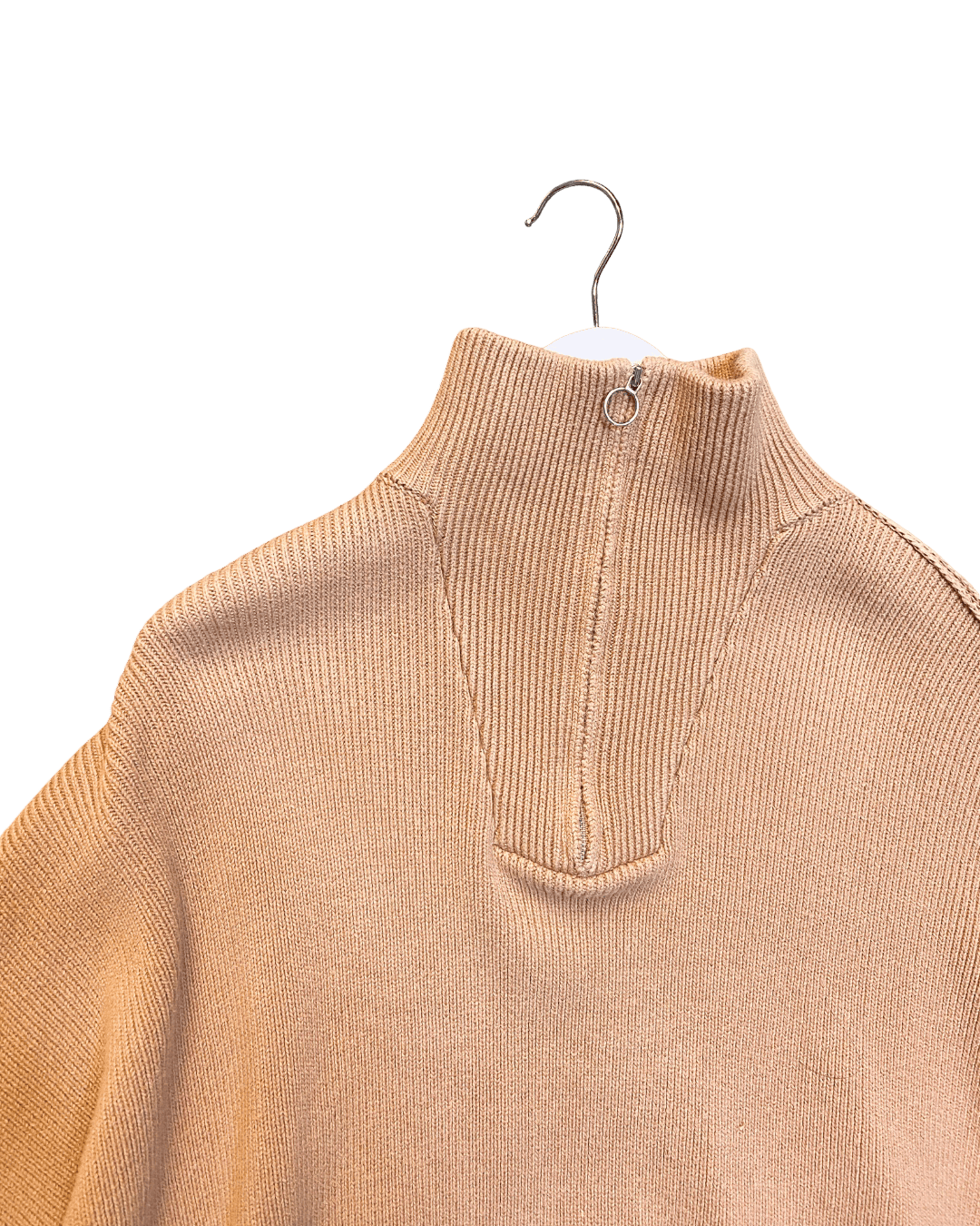 Size S | Arcaa 1/4 Zip Cotton Knit Jumper
