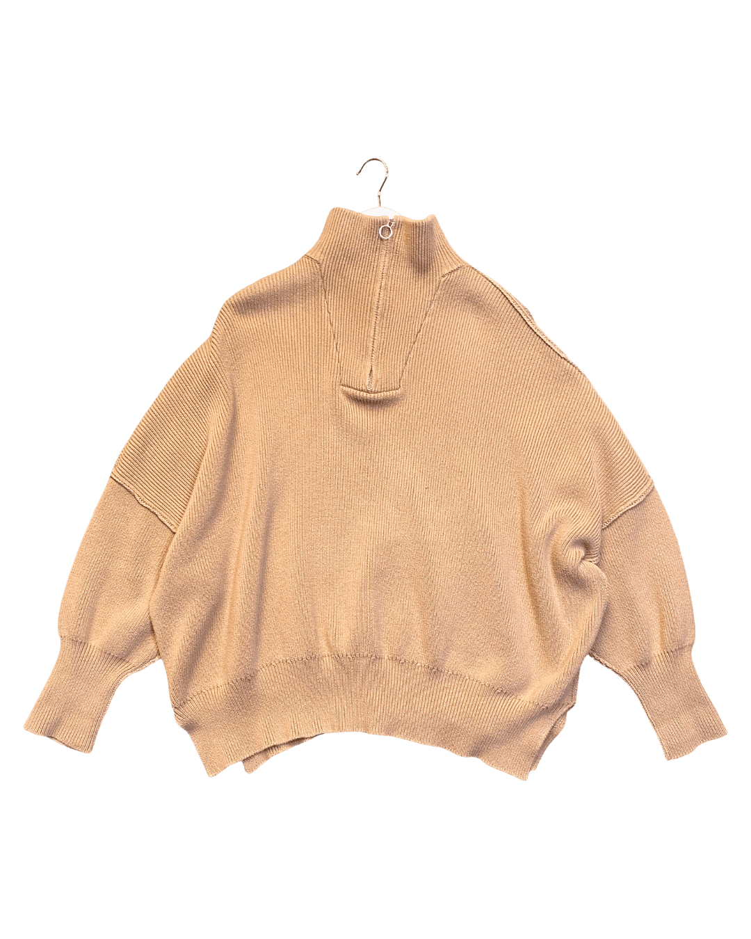 Size S | Arcaa 1/4 Zip Cotton Knit Jumper