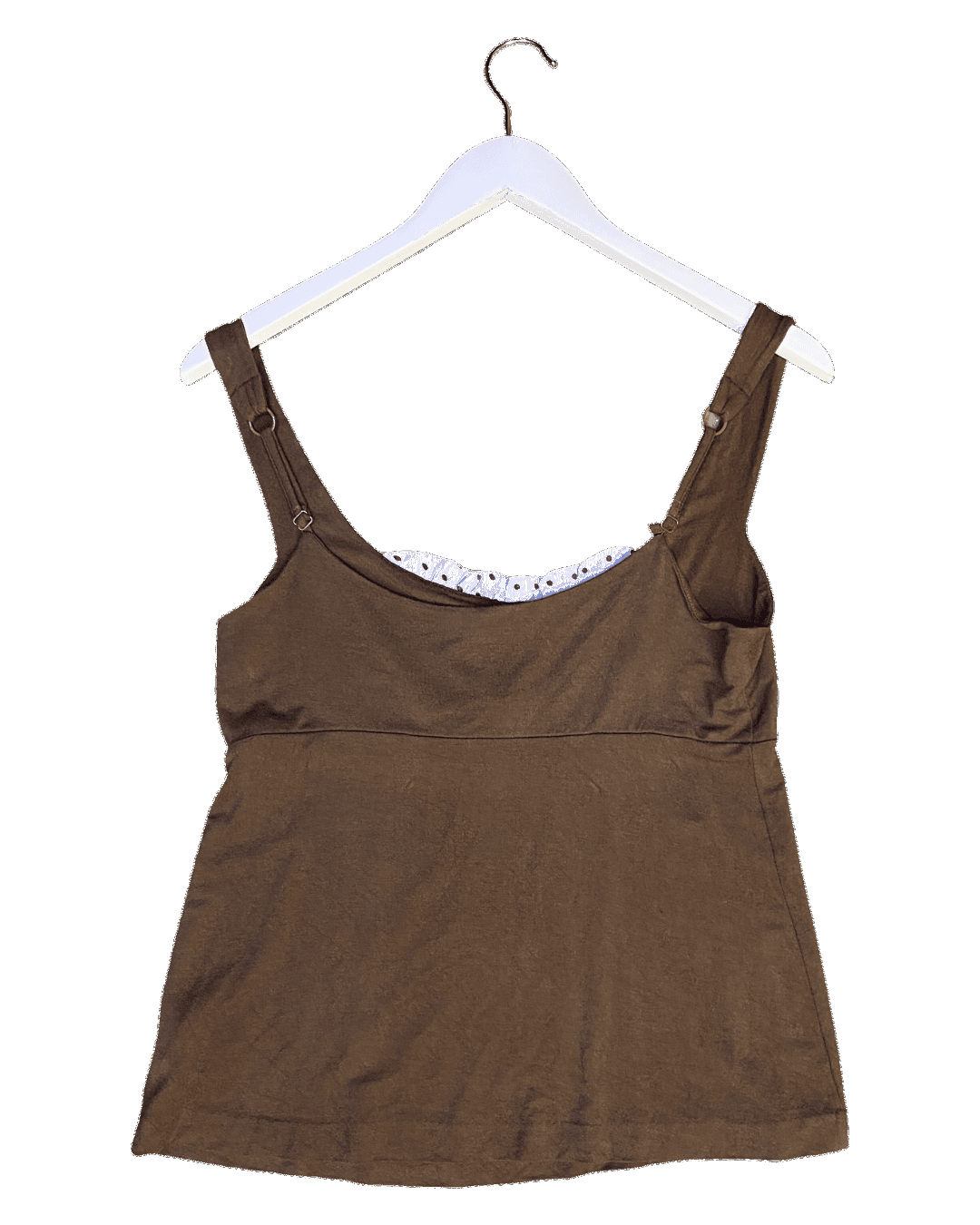 Size L | Cop Copine Sleeveless Ruffle Top