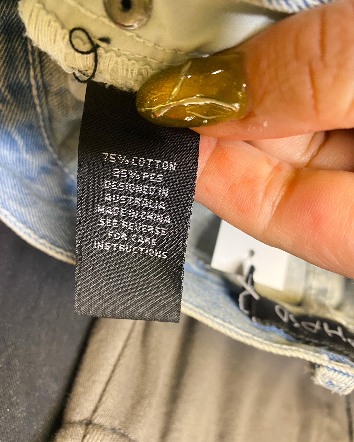 Size S | Alpha 60 Crinkle Wash Straight Jeans