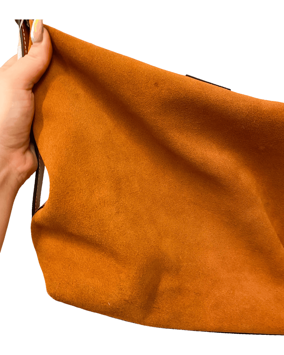 The Horse Collapsible Suede Bag