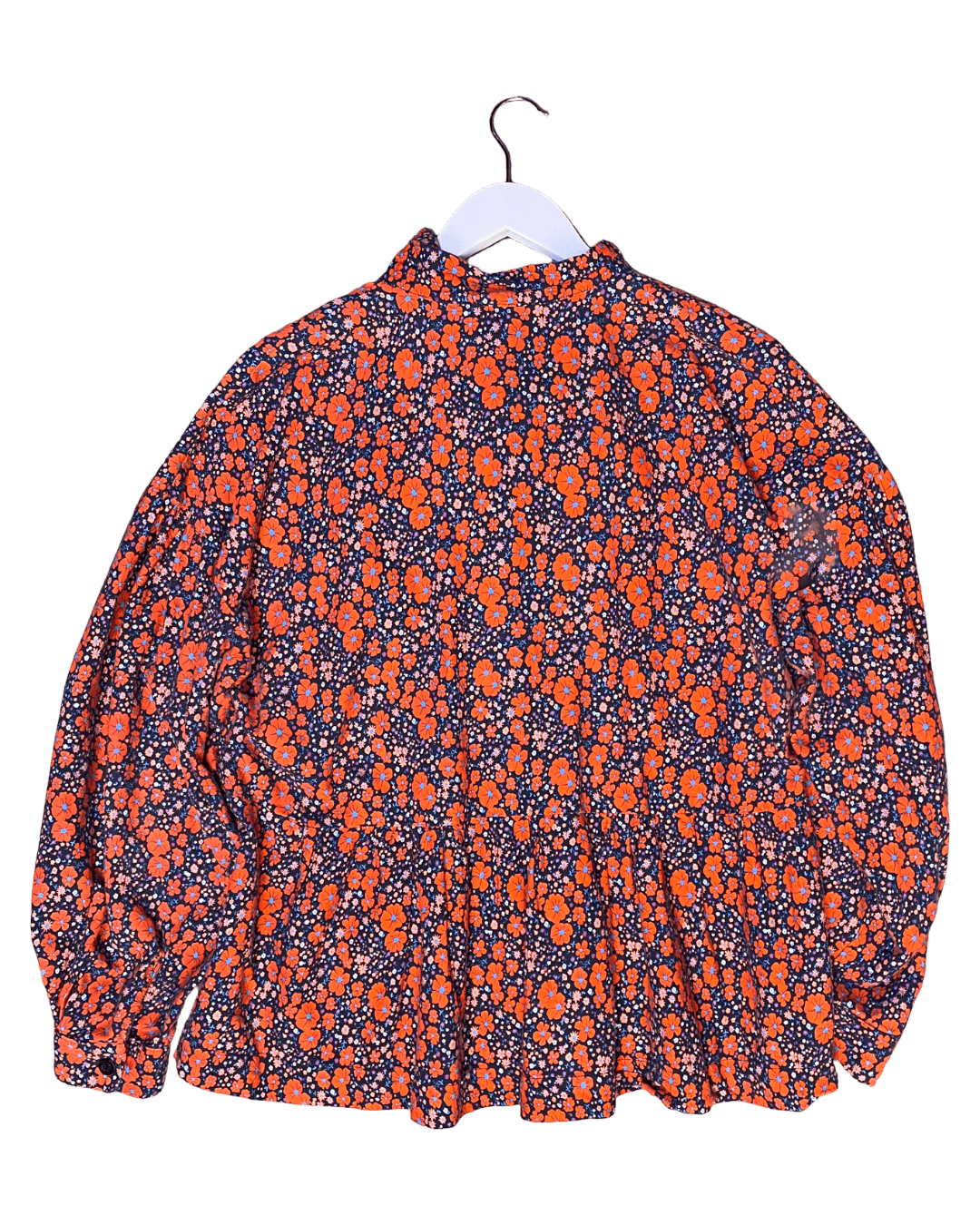 Size 14 | Obus Cotton Pussybow Poppy Top