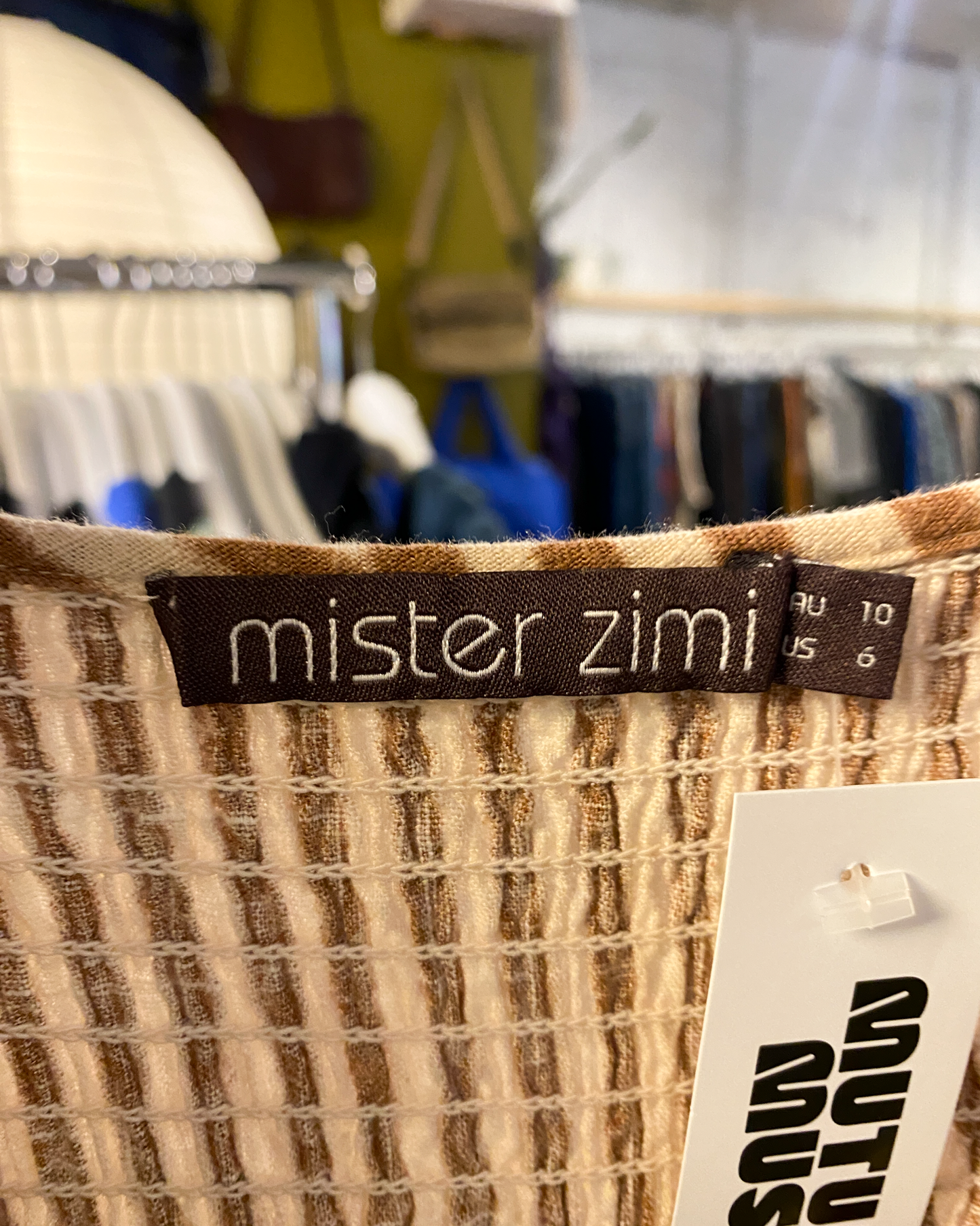Size 10 | Mister Zimi Shirred Midi Dress