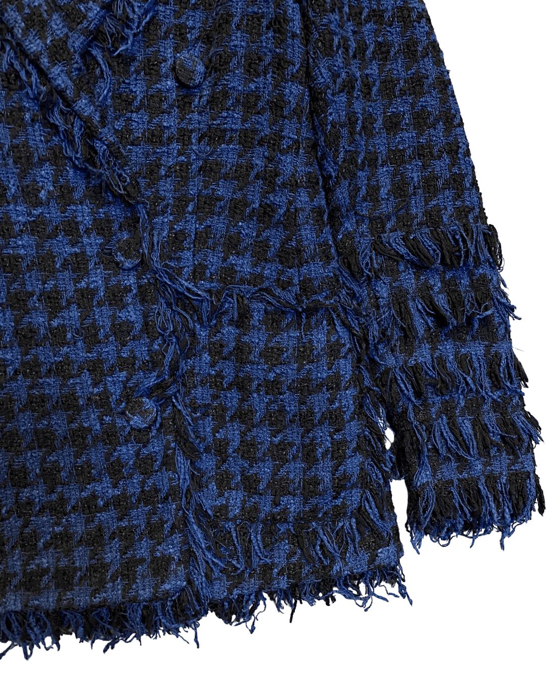 Size XS | MSGM Fringe Tweed Jacket