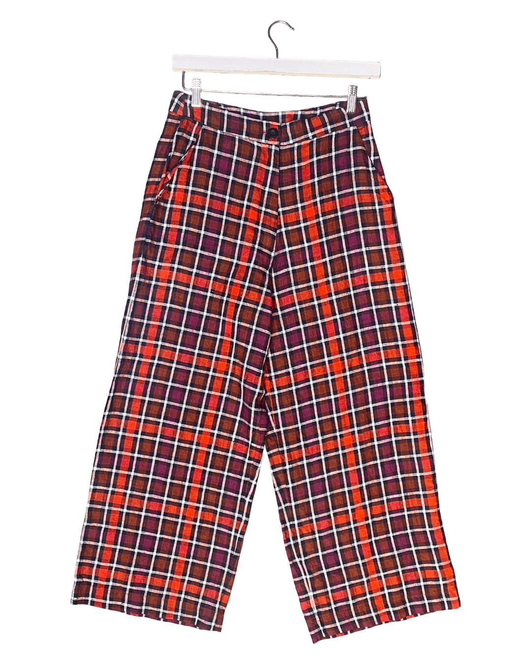 Size S | Alpha60 Plaid Linen Pants