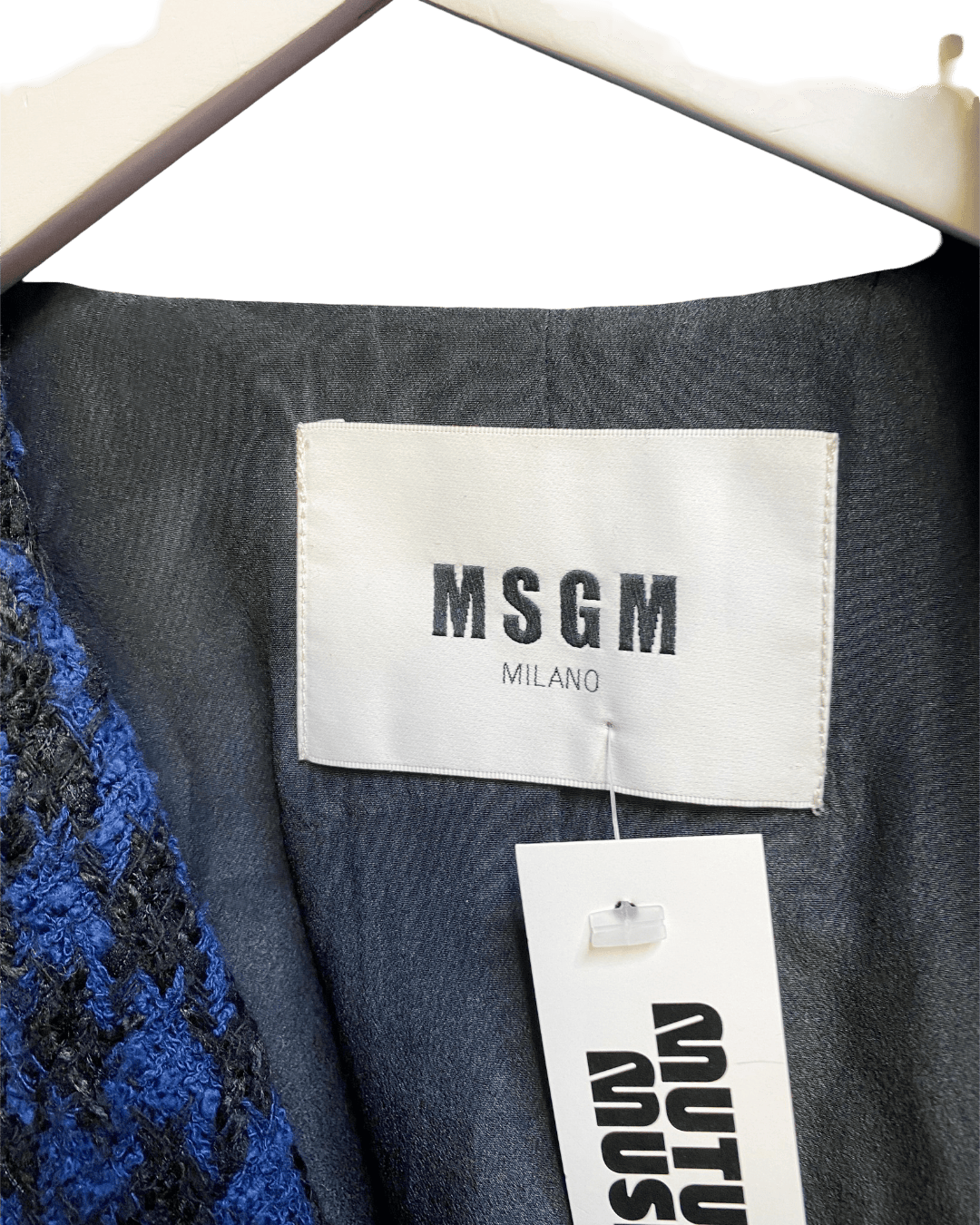 Size XS | MSGM Fringe Tweed Jacket