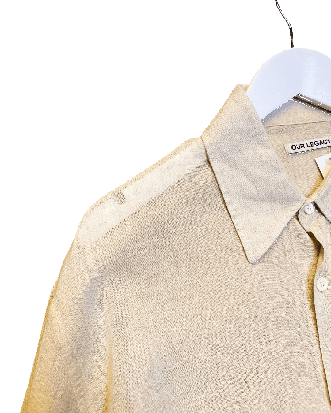 Size 50 (XL) | Our Legacy Never Borrowed Cotton/Linen Shirt