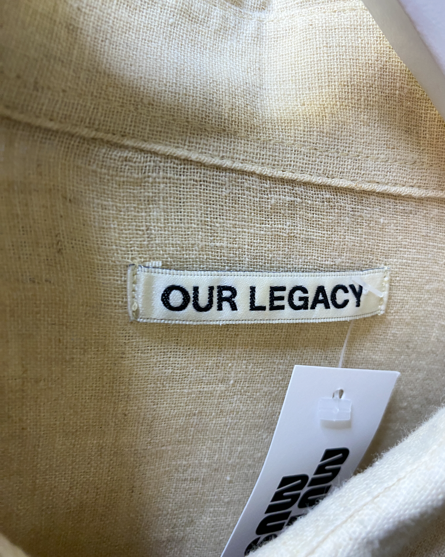 Size 50 (XL) | Our Legacy Never Borrowed Cotton/Linen Shirt