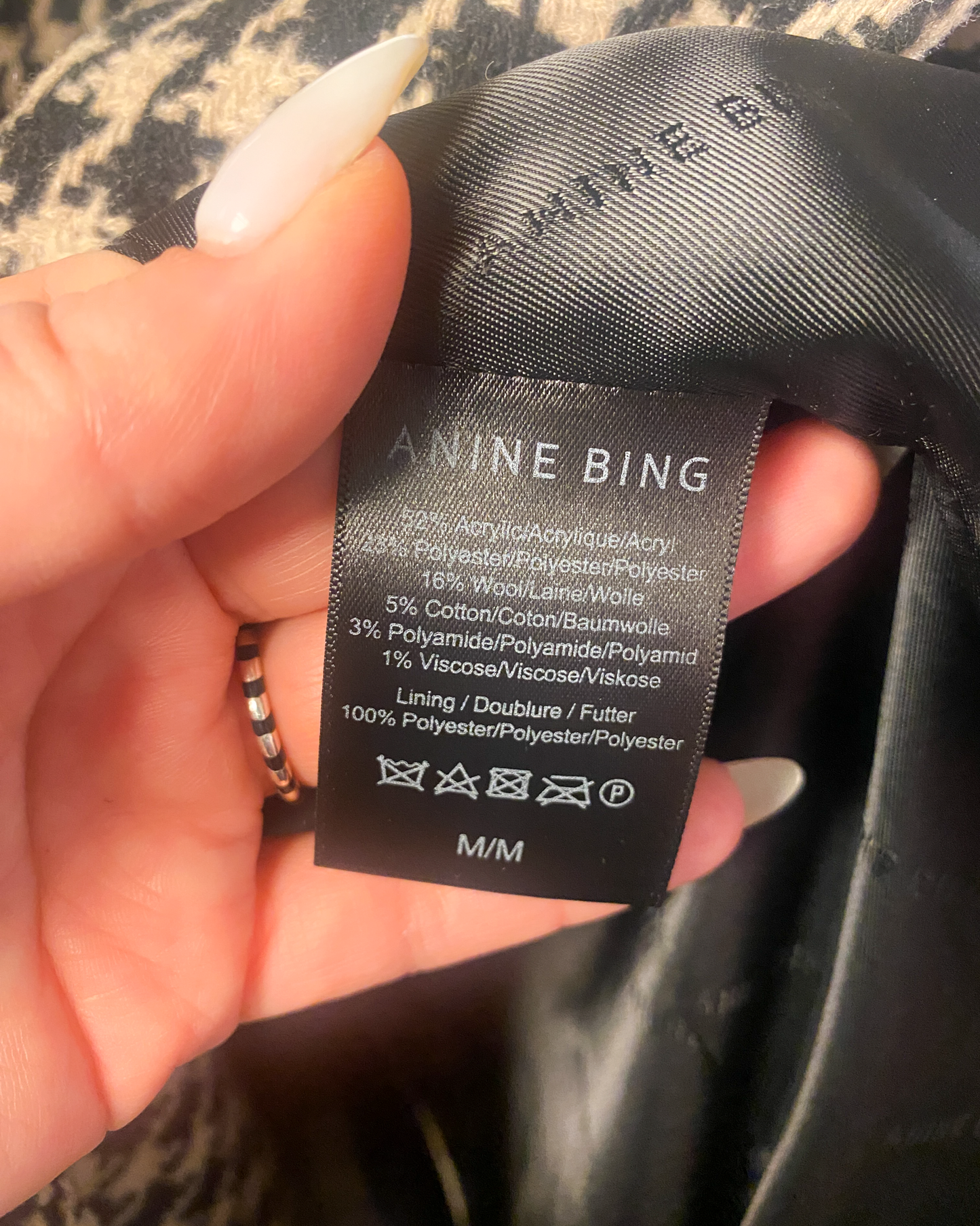 Size M | Annie Bing Kaia Herringbone Jacket