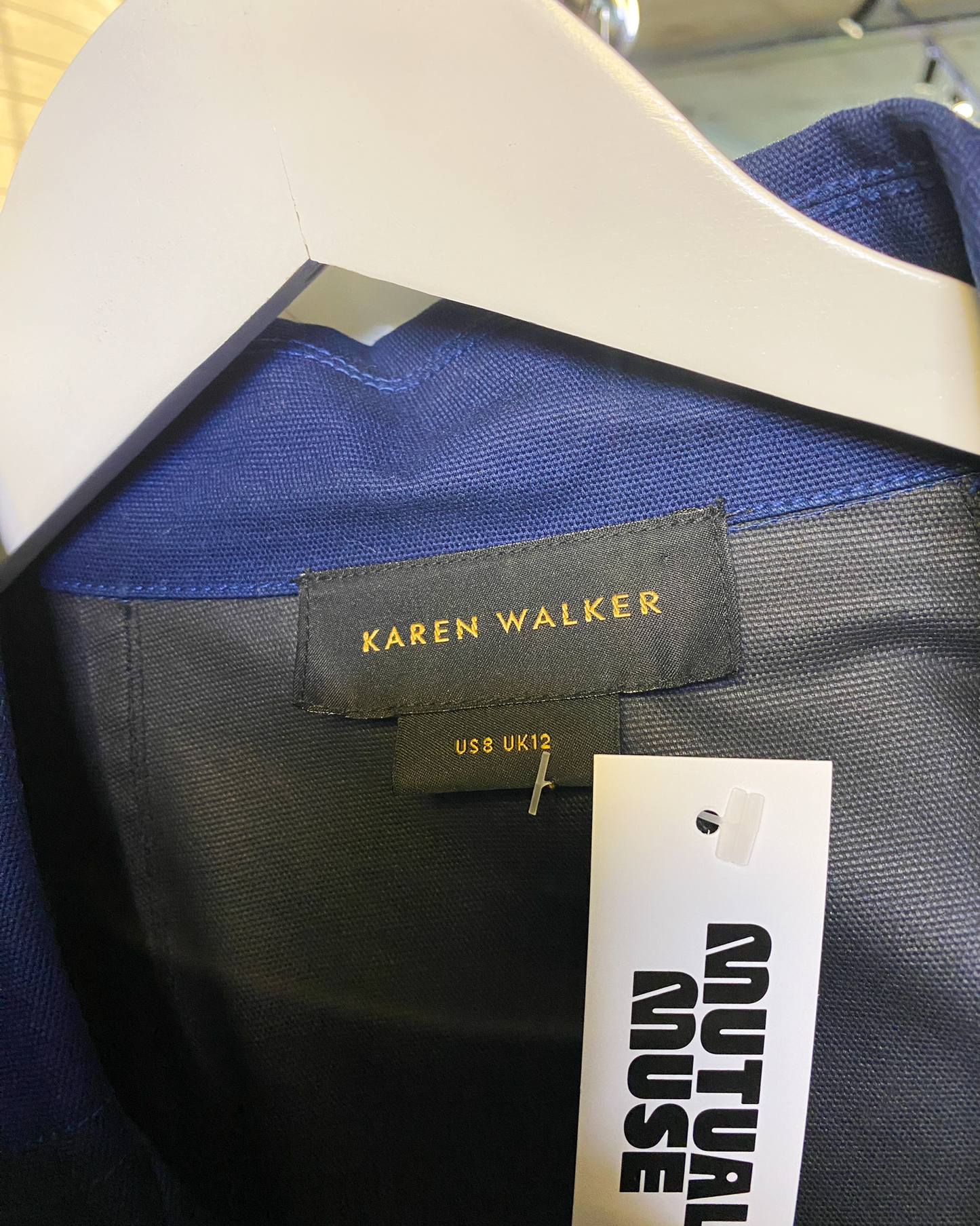 Size 12 | Karen Walker Cotton Canvas Peacoat
