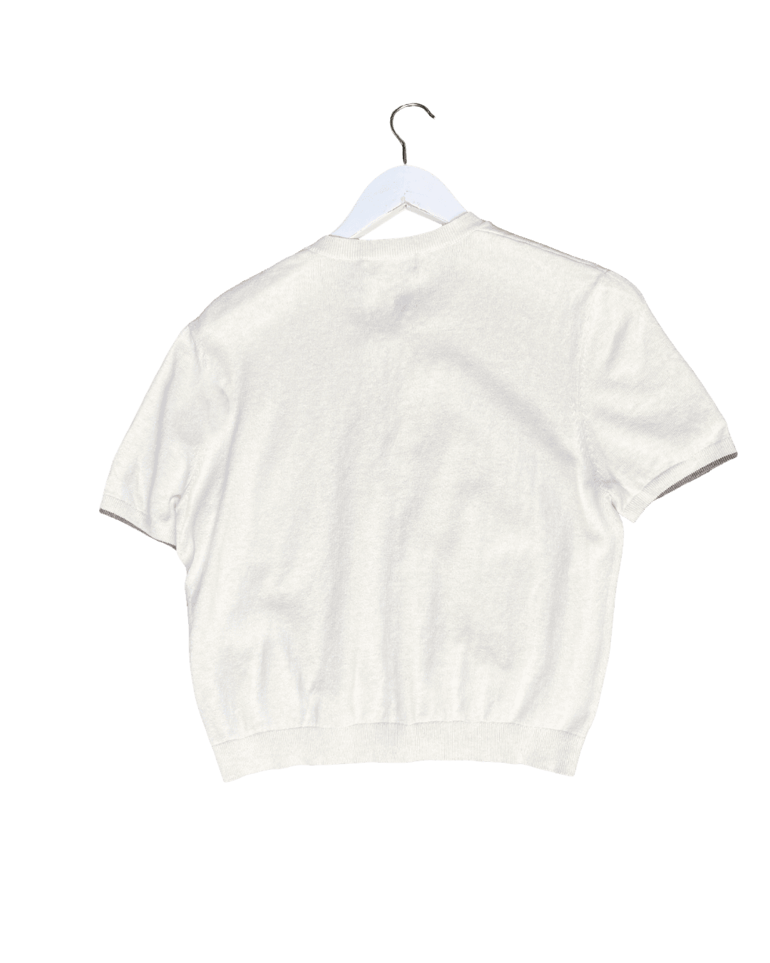 Size M | Lee Mathews Short Sleeve Cotton/Cashmere Cardigan