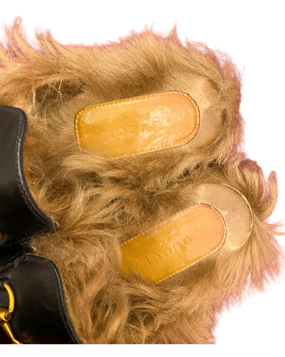 Size 37 | Gucci Fur Horsebit Mules