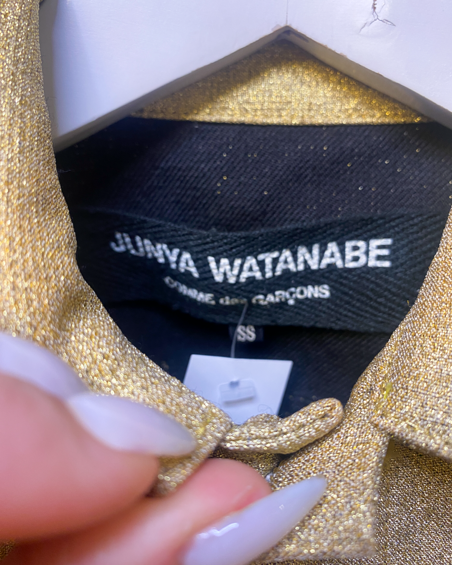 Size XS | Junya Watanabe Comme des Garçons Gold Sparkle Jacket