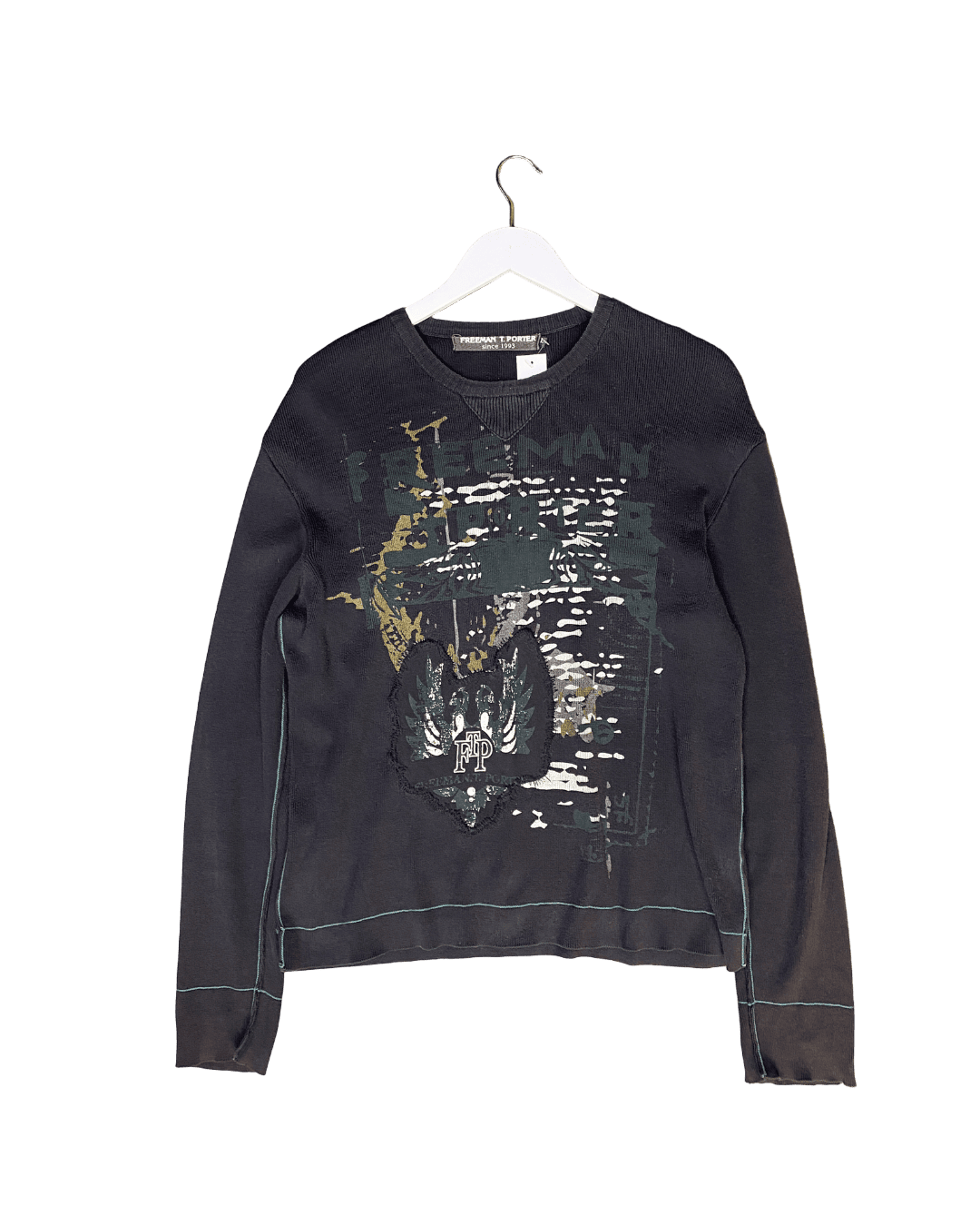 Size L | Freeman T. Porter Y2K Cotton Jumper